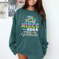 Proud Niece Of PreK School Graduate 2024 Graduation Niece Comfort Colors Sweatshirt Blue Spruce