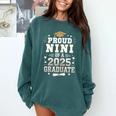 Proud Nini Of A Class Of 2025 Graduate Senior Graduation Comfort Colors Sweatshirt Blue Spruce