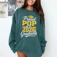 Proud Pop Of A 2026 Graduate Class Of 2026 Graduation Comfort Colors Sweatshirt Blue Spruce