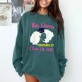 This Queen Mastered It Masters Graduation Class Of 2026 Comfort Colors Sweatshirt Blue Spruce