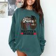 Queen Masters Degree Graduation Social Work MSW MPH Comfort Colors Sweatshirt Blue Spruce