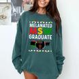 Queen MSW Social Work Grads Masters Graduation Comfort Colors Sweatshirt Blue Spruce