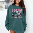 Radiology RAD Tech CT MRI Xray Tech Graduation Radiologist Comfort Colors Sweatshirt Blue Spruce