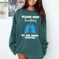Respiratory Therapist Appreciation RT School Graduation Comfort Colors Sweatshirt Blue Spruce
