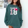 Respiratory Therapist Graduation Class Of 2018 Women RT Comfort Colors Sweatshirt Blue Spruce