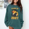 Rubber Duck Class Of 2027 Senior 2027 Graduation Year Senior Comfort Colors Sweatshirt Blue Spruce