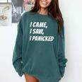 I Came I Saw Meme For Shy And Introvert People Comfort Colors Sweatshirt Blue Spruce I Came I Saw Meme For Shy And Introvert People Comfort Colors Sweatshirt Blue Spruce