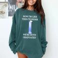 Science Joke Chemistry College High School Graduation Comfort Colors Sweatshirt Blue Spruce