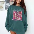 Selectively Social Sarcastic Introvert Humor Comfort Colors Sweatshirt Blue Spruce Selectively Social Sarcastic Introvert Humor Comfort Colors Sweatshirt Blue Spruce