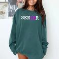 Senior 2018 TShirt Graduation Class Of 2018 Tee Shirt Comfort Colors Sweatshirt Blue Spruce