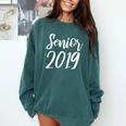 Senior 2019 Shirt Graduation For Adult Men Comfort Colors Sweatshirt Blue Spruce
