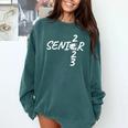 Senior 2023 Fishing Graduation Comfort Colors Sweatshirt Blue Spruce