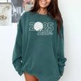 Senior 2025 Volleyball Mom High School Graduation Outfit Pro Comfort Colors Sweatshirt Blue Spruce