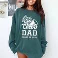 Senior Cheerleader Dad Cheer Class Of 2026 Graduation Men Comfort Colors Sweatshirt Blue Spruce