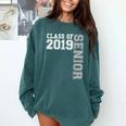 Senior Class Of 2019 19 High School Graduation Tee Comfort Colors Sweatshirt Blue Spruce
