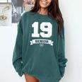 Senior Class Of 2019 Graduation School College Comfort Colors Sweatshirt Blue Spruce