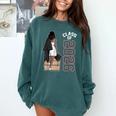 Senior Class Of 2026 Melanin Girl 2026 Graduation Comfort Colors Sweatshirt Blue Spruce