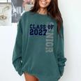 Senior Class Of 2027 Graduation Year High School & College Comfort Colors Sweatshirt Blue Spruce