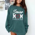 Senior Mom Class Of 2026 Graduation Premium Tri-Blend Comfort Colors Sweatshirt Blue Spruce