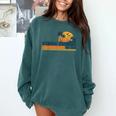 Senior Sunrise 2026 Graduation Cool Retro High School Comfort Colors Sweatshirt Blue Spruce