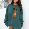 SmileteesGrad Cute Sea Otter Graduation T-Shirt Comfort Colors Sweatshirt Blue Spruce