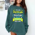So Long 2nd Grade Here I Come 3rd Grader Graduation Comfort Colors Sweatshirt Blue Spruce
