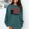 Soccer Senior Night Soccer Senior 2026 Graduation 71 Comfort Colors Sweatshirt Blue Spruce