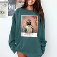 Social Anxiety Not Having A Good Time Socializing Introvert Comfort Colors Sweatshirt Blue Spruce