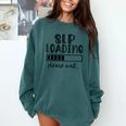 Speech Pathologist Loading 2021 Graduation Speech Therapist Comfort Colors Sweatshirt Blue Spruce