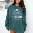 Super Proud Gigi Of 2026 Graduate Senior Graduation Family Comfort Colors Sweatshirt Blue Spruce