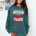 Super Proud Nephew Of a 2026 Graduate 26 Graduation Comfort Colors Sweatshirt Blue Spruce