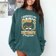 i Survived My Dads Doctorate Program Graduation Comfort Colors Sweatshirt Blue Spruce