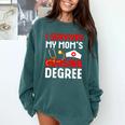 I Survived My Mom's Nursing Degree Graduation Day 2026 Comfort Colors Sweatshirt Blue Spruce