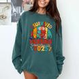I Survived Nursing School Class Of 2025 Proud Graduation Comfort Colors Sweatshirt Blue Spruce