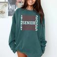 Swimming Senior Night Swimming Senior 2025 Graduation 40 Comfort Colors Sweatshirt Blue Spruce