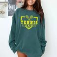 Tennis Senior Night Tennis Senior 2025 Graduation 20 Comfort Colors Sweatshirt Blue Spruce