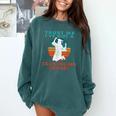 Trust Me I'Ve Got A Counseling Degree College Graduation Comfort Colors Sweatshirt Blue Spruce