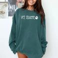 Vet Student Shirt Cute Veterinarian Tech Graduation Comfort Colors Sweatshirt Blue Spruce