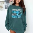 Veterinarian Vet Tech Week Graduation Thank You Birthday Comfort Colors Sweatshirt Blue Spruce