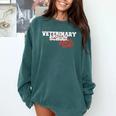 Veterinary School Graduation Class Of 2018 Comfort Colors Sweatshirt Blue Spruce
