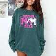 Wrestling Senior Mom Wrestling Senior 2026 Graduation Comfort Colors Sweatshirt Blue Spruce