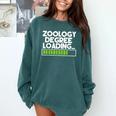 Zoology Degree Loading Zoologist Graduation Student Tee Comfort Colors Sweatshirt Blue Spruce