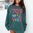 70s Retro Style Roller Skate Cassette Music Nostalgia Comfort Colors Sweatshirt Chalky Mint 70s Retro Style Roller Skate Cassette Music Nostalgia Comfort Colors Sweatshirt Chalky Mint