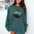 8-Bit Gamer Birder Blue Jay Arcade Nostalgia Nature Comfort Colors Sweatshirt Chalky Mint
