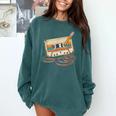 80s 90s Retro Party Costume Nostalgia Cassette Tape Pencil Comfort Colors Sweatshirt Chalky Mint