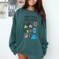 80s Nostalgia Never Forget Comfort Colors Sweatshirt Chalky Mint