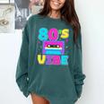 80's Vibe Retro Style Cassette Tape Nostalgia 1980s Party Comfort Colors Sweatshirt Chalky Mint