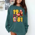 80s Vibes Mixed Tapes & Roller Skates 1981 Nostalgia Retro Comfort Colors Sweatshirt Chalky Mint 80s Vibes Mixed Tapes & Roller Skates 1981 Nostalgia Retro Comfort Colors Sweatshirt Chalky Mint