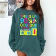 This Is My 90's Costume Retro 1990s Style Cassette Nostalgia Comfort Colors Sweatshirt Chalky Mint