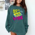 90's Vibe Retro Style Cassette Tape Nostalgia 1990s Party Comfort Colors Sweatshirt Chalky Mint 90's Vibe Retro Style Cassette Tape Nostalgia 1990s Party Comfort Colors Sweatshirt Chalky Mint